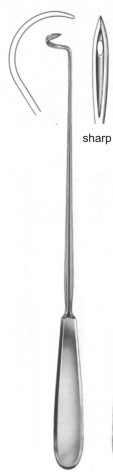Deschamps Ligature Needle (Sharp) Right 27cm
