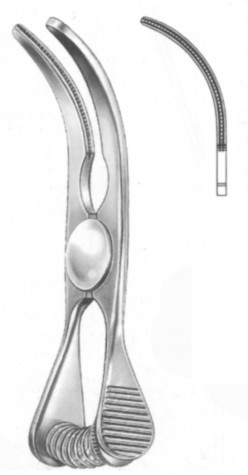 Glover Atrauma Clamp Cur. 6.5 cm

