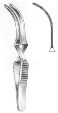 DeBakey Atrauma Clamp Cur. 9.5 cm
