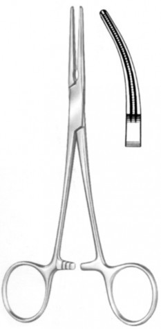 DeBakey-Rankin Heamostatic Forceps Cur. 16 cm
