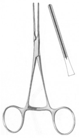 Cooley Pediatric Vascular Forceps 14 cm
