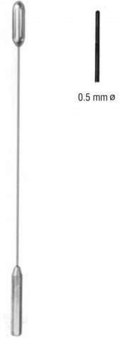 DeBakey Vascular Dilator Malleable (0.5mm dia) 19 cm
