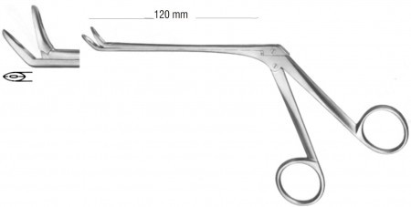 Weil-Blakesley Nasel Forceps 45° (Fig.1) (12 cm Shaft) 19 cm
