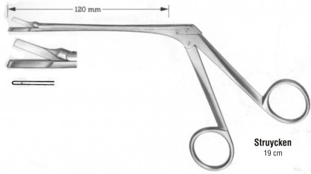 Struycken Nasel Cutting Forceps (Fig.1) (12 cm Shaft) 19 cm
