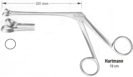 Hartmann Nasel Cutting Forceps (Fig.2) (12 cm Shaft) 19 cm
