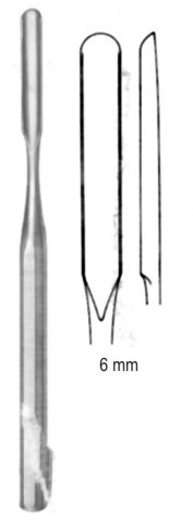 Freer Septum Gouge (6mm) 15 cm
