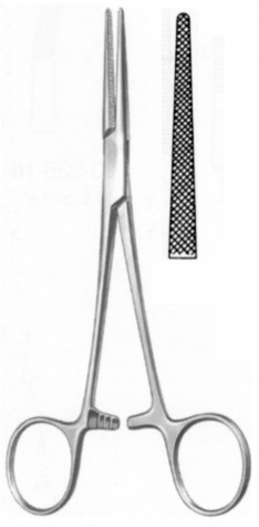 Lovelace Haemostatic Forceps Cross Serr. 16 cm 
